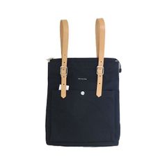 美品】マリメッコ EPPU リュック ブラック レザー 廃番 A4 キャンバス
