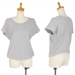 ヨーガンレールJURGEN LEHL コットン裾ロゴフレンチスリーブカットソー グレーM