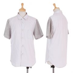 コムデギャルソンHOMMEプリュス 毛糸ポッケDesign半袖 Tシャツ 黒 M