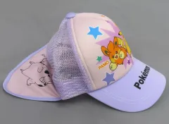 【中古】衣類 ピカチュウ＆パモ(パープル) メッシュキャップ 53～55cm 「ポケットモンスター」