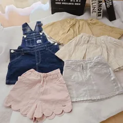 まとめ売り　セット売り　ボトムス　100サイズ　5点セット　スカート　ショートパンツ　ジャンパースカート　Lee　petit main　H＆M