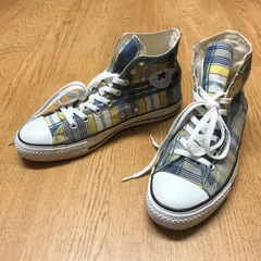 ALL STAR M-CHECK HI サイズ27.5cm チェック柄 ハイカットスニーカー 靴 コンバース オールスター マルチカラー