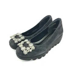 hills avenue ヒルズアベニュー パンプス 表記サイズ:22 ビジュー バックル スエード    グレー レディース / 240001191590