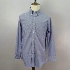 RALPH LAUREN　サイズ　16　32/33　長袖シャツ　スリムフィット　コットン100%　ギンガムチェック　ラルフローレン 【186】