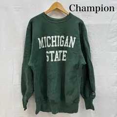 チャンピオン 90s 後期 USA製 REVERSE WEAVE リバースウィーブ スウェット トレーナー ミシガン カレッジ 2段 プリント メンズ XL ISItems【USED】【古着】【中古】50154304