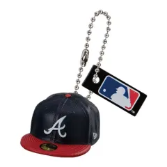 【中古】キーホルダー アトランタ・ブレーブス 「NEW ERA 59FIFTY On-Field Cap MINIATURE SWING COLLECTION -NATIONAL LEAGUE-」