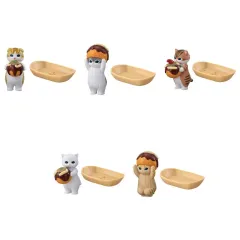 【中古】トレーディングフィギュア 全5種セット 「mofusand たこやきにゃんマスコット」