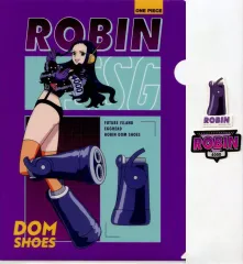 【中古】グッズセット ニコ・ロビン クリアファイル＆ステッカーセット 「一番くじ ワンピース 未来島エッグヘッド～Burst of Energy～」 K賞