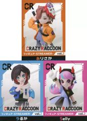 CRAZY RACCOON フィギュア STREAMER vol.2 3種セット - メルカリ