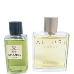 CHANEL シャネル 香水 2点セット No.19 オードゥ トワレット アリュール オム オードゥ トワレット 箱なし ヴィンテージ 118ml 80%vol 100ml ダボ式 スプレータイプ フレグランス