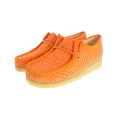 クラークス clarks Wallabee ワラビー カジュアルシューズ 靴 UK4 23cm オレンジ