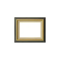 日本製 油絵額縁 フレーム F8号 グリーン 壁掛けひも アクリル 8116 油額 油絵額 額 額縁