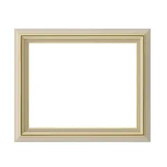 日本製 油絵額縁 フレーム F20号 アイボリー 壁掛けひも アクリル 8116 油額 油絵額 額 額縁