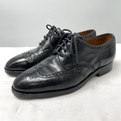 レア】 ジョンロブ ラッセル UK6 革靴 外羽根 ストレートチップ 