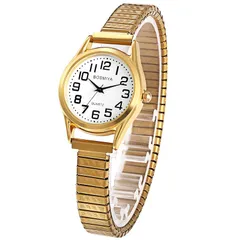 【新品】 腕時計 レディース アナログ 防水 ステンレス 弾性ベルト シンプル 可愛い おしゃれ カジュアル ビジネス ファッションウォッチ ゴールド レディース アクセサリー 誕生日 クリスマス バレンタインデー プレゼント 1