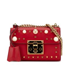 GUCCI グッチ スタービジュー チェーンショルダーバッグ ピンク432182