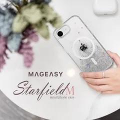 iPhone 17e iPhone 16e ケース クリア キラキラ 可愛い マグネット 付 スマホケース iPhone17e iPhone16e アイフォン17e 16e 対応 SwitchEasy StarField M