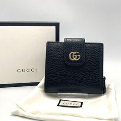 正規品 極美品 大人気 グッチ財布 グッチggマーモント グッチレザー