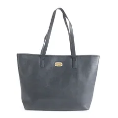 美品 マイケルコース レザー トート バッグ ショルダー ビジネス 通勤 書類鞄 本革 ブラック 黒 A4 メンズ レディース RWM DN41-6【中古】