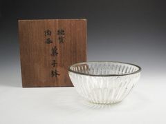 W488 棗 『吹きガラス 棗』『高橋直樹 造』 共箱 茶道具 - メルカリ