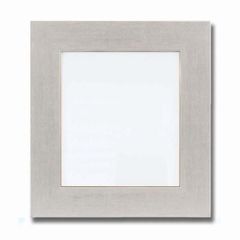 〔 色紙額 〕 幅が広い色紙額 白・黒・金・銀色紙額（8×9）273×242mm シルバー フレーム 額縁 額