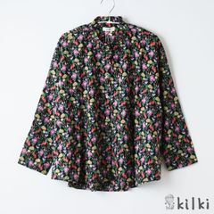 LOKITHO☆美品☆半袖刺繍ブラウス 花柄 - メルカリ