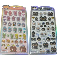 【カラフル＆モノトーン】国内正規品　モンチッチ うるちゅるポップシール
