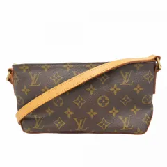 ★SALE【6bc3428】ルイヴィトン ショルダーバッグ モノグラム トロター M51240 ブラウン【中古】レディース