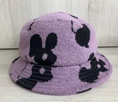 JW Anderson JWアンダーソン Bucket Hat バケットハット 羊毛 ウール パープル 総柄