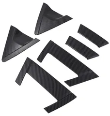 ホンダ 用 リア ドア ハンドル カバー ヴェゼル RV系 VEZEL HRV XRV 22 ドアバイザー 非装着車 専用 ガーニッシュ 外装 カスタムパーツ 社外品 (カーボン柄) [カーボン柄]