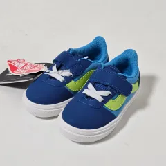 新品 VANS バックル ブルー スニーカー スポーツシューズ 120 i