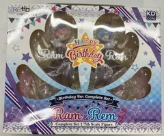 KADOKAWA ラム&レム 生誕祭Ver. コンプリｰトセット 1/7 KDcolle グッスマオンライン限定 Re:ゼロから始める異世界生活 箱傷み
