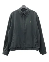 ラルフローレン RalphLauren Swing Top Jacket スウィングトップ ジャケット ジップアップ ハリントン ブルゾン アウター 黒 ジャケット ロゴ ブラック 104MT-2790