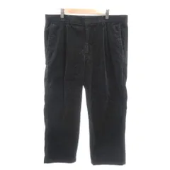 ハッシュパピー Hush Puppies 美品 パンツ コーデュロイ ワンタック LL 黒 ブラック /YJ ■GY66のサムネイル