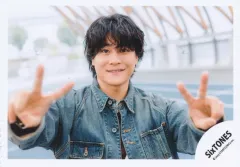 【中古】生写真(STARTO) SixTONES/森本慎太郎/横型・バストアップ/シングル「Stargaze」MV＆ジャケ写オフショット/公式生写真