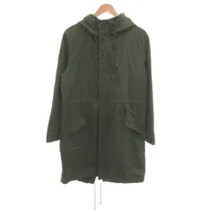 レイジブルー RAGEBLUE 美品 モッズコート L 緑 グリーン フード付き 長袖 フラップポケット ミドル丈 /SJ ■ECF001