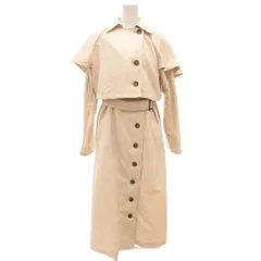 オリーブデオリーブ OLIVE des OLIVE アンサンブル ノースリーブワンピース コート クロップドジャケット F ベージュ テーラードカラー 長袖 ケープデザイン /KR ■ECF001のサムネイル