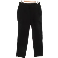 ユニクロ UNIQLO タグ付き ×JUN TAKAHASHI コラボ ズボン ウール L 黒 ブラック 長ズボン シャーリングウエスト 膝切り替え /ML ■ECF001