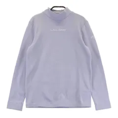 サイズ：L CALLAWAY キャロウェイ  裏起毛 ハイネック 長袖Tシャツ  パープル系 [240101640112] ゴルフウェア レディース ストスト