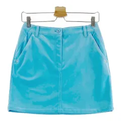 サイズ：M AND PER SE アンパスィ 2025年 コーデュロイスカート  ブルー系 [240101640155] ゴルフウェア レディース ストスト