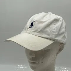 KO3892□ポロラルフローレン キャップ ホワイト ポニー刺繍 56ｃｍ キッズ