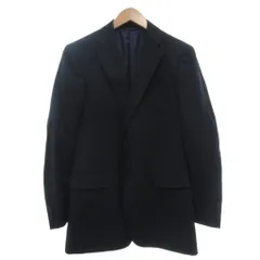 ザ・スーツカンパニー THE SUIT COMPANY テーラードジャケット ウール  紺 ネイビー 無地 ノッチドラペル 長袖 /SX ■GY66