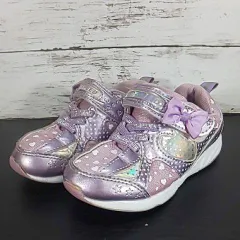 Nishimatsuya Kids Shoes 西松屋 キッズ シューズ 17cm ピンク メタリック L00582