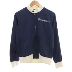 ビームスゴルフ BEAMS GOLF ボンバージャケット ブルゾン ロゴ S 青 ブルー /JS ■GY66のサムネイル