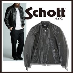 Schott NYC MA1 レザージャケット ショット新品 デッドストック - メルカリ