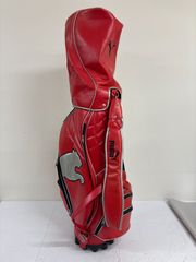 送料無料 PUMA プーマ キャディバッグ ゴルフバッグ レッド - メルカリ