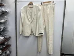 POLO RALPH LAUREN ラルフローレン Polo Tailored Silk-Linen Hopsack Suit ポロテーラード スーツ 42S オフホワイト 