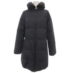 セオリー Theory ダウンコート S ネイビー 紺色 フード付き 長袖 無地 ECF001 /SC ■ECF001