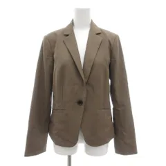 コムサイズム COMME CA ISM テーラードジャケット 総裏地 シングル 茶 ブラウン 秋冬 /AE ■ECF001