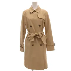 LES MUES レミュー​ トレンチコート L ライトブラウン 薄茶色 長袖 ダブルブレスト ベルト付き /SC ■ECF001